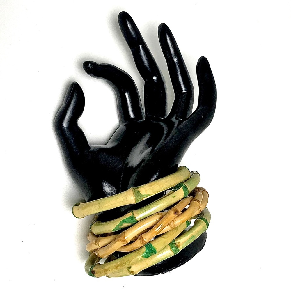 🚨FINAL🚨 Vintage Bamboo bangle bracelet Set